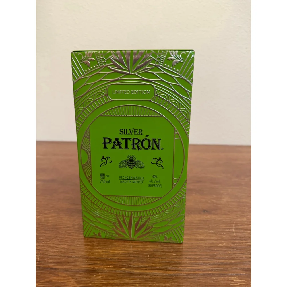 Patrón Silver Tequila Collector Tin Box Limited Edition Decorative Empty